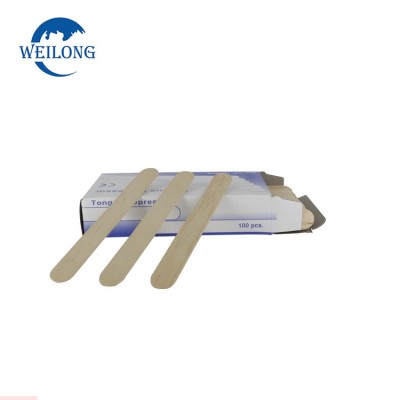 High-quality tongue depressor produced in aseptic environment