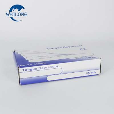 Factory supply various Size medical use tongue depressor