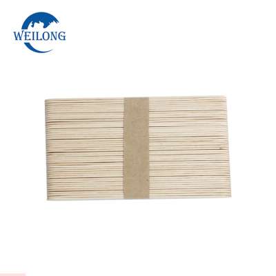 hot sale stocked sterile disposable wooden tongue depressor