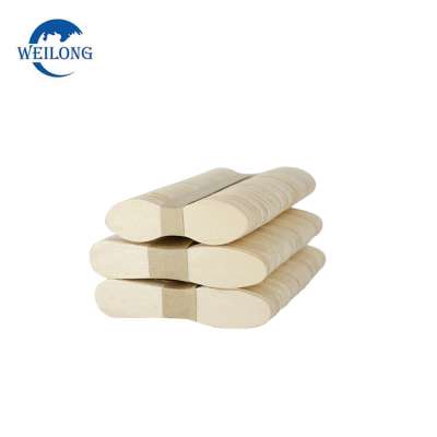 Disposable clear birch wood  tasting  ice cream spoon sticks